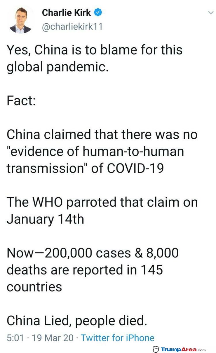 China Lied People Died
