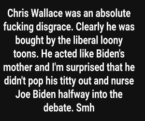 Chris Wallace Was A Disgrace
