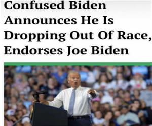 Confused Biden