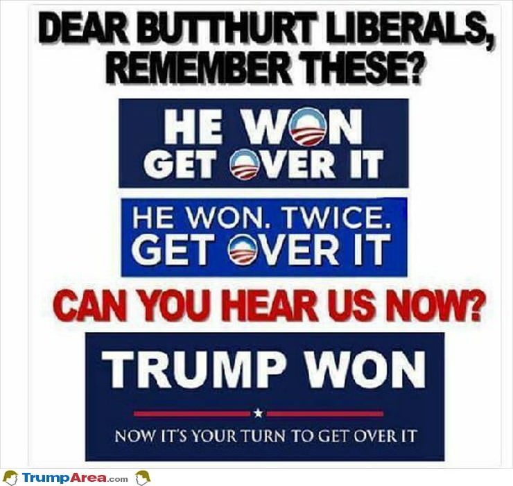 Dear Butthurt Liberals