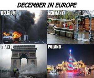 December In Europe