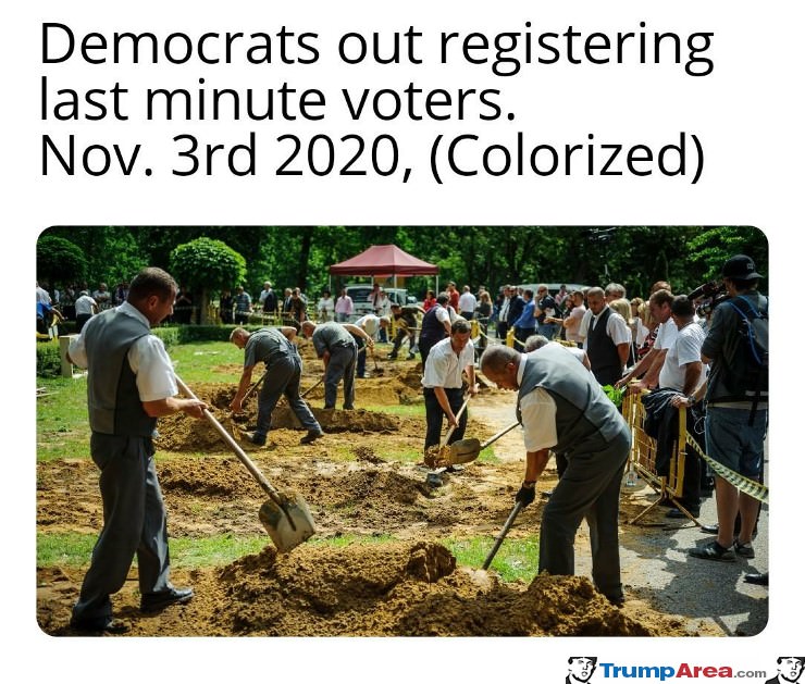 Democrats Out Registering Voters