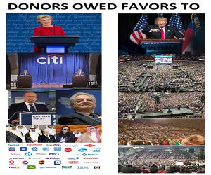 Donors Owed Favors To