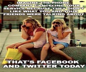 Facebook And Twitter