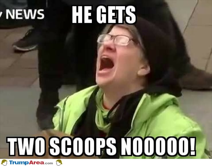 He Gets 2 Scoops