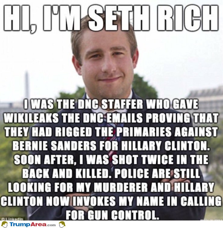 Hi I'm Seth Rich