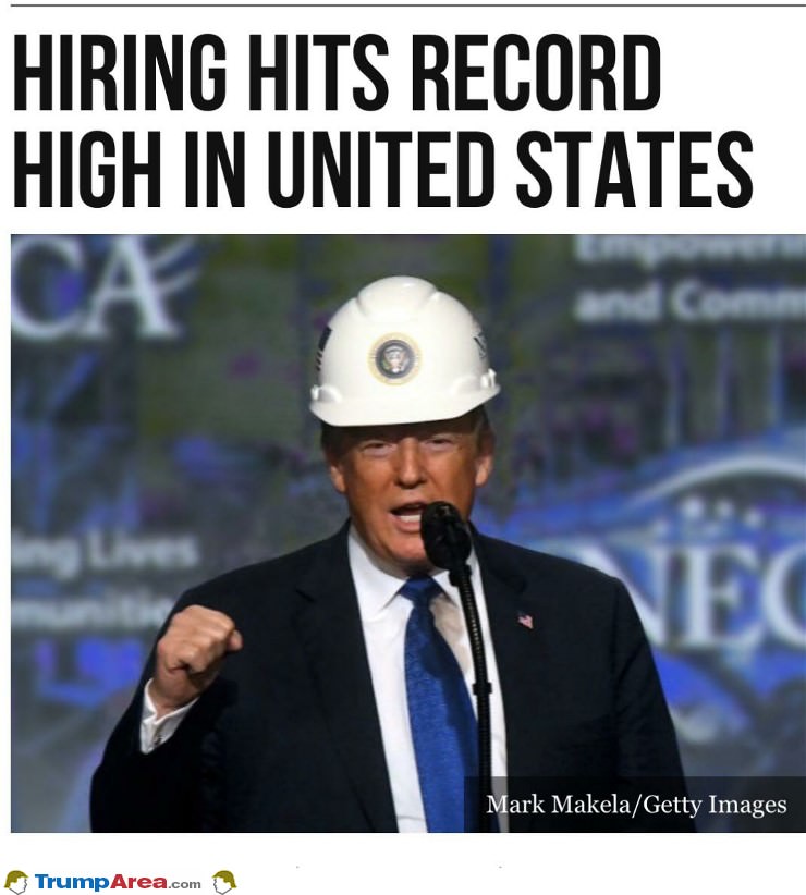 Hiring Hits Record High