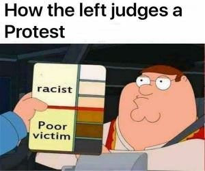 How The Left Judges A Protest