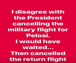 I Disagree With Trump