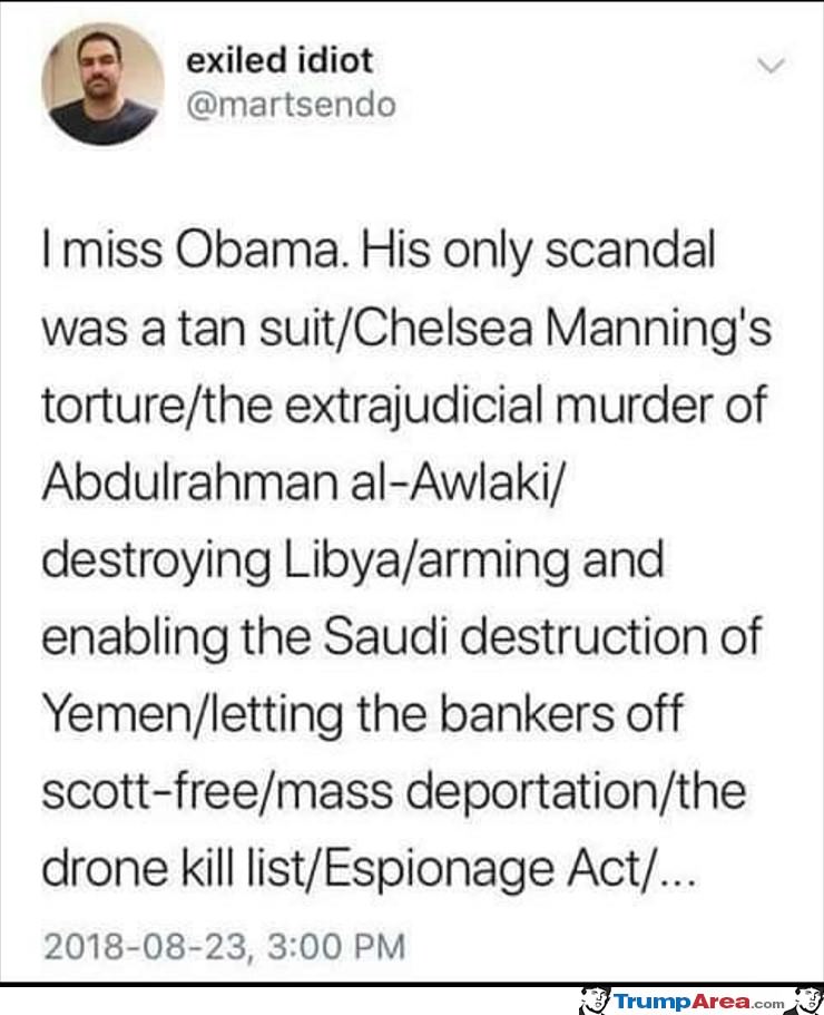 I Miss Obama