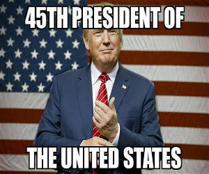 Just A Picture Of The 45Th President Of The United States