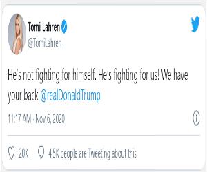 Keep Fighting President Trump We Love You