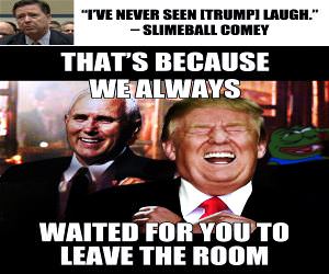 Laughing Trump