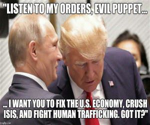 Listen To My Orders Puppet