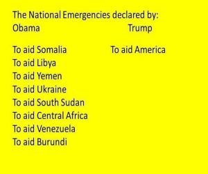 Mational Emergencies