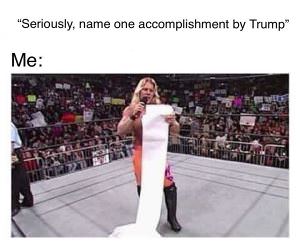 Name One Accomplishment