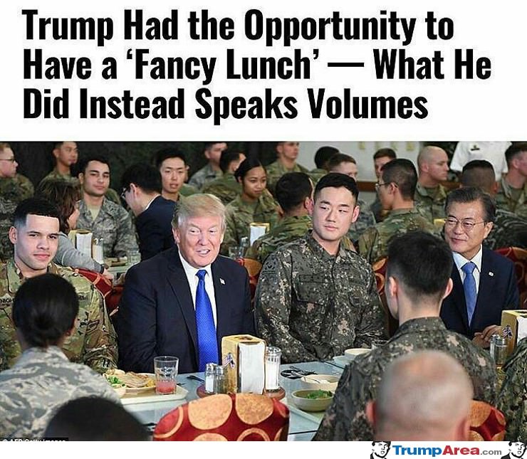 No Fancy Lunch Here