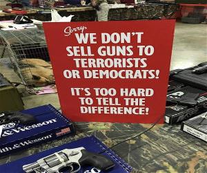 No Terrorists Or Democrats