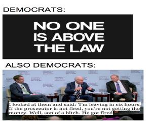 Nobody Is Above The Law
