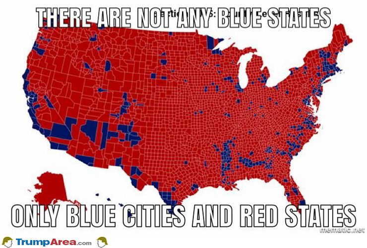 Not Any Blue States