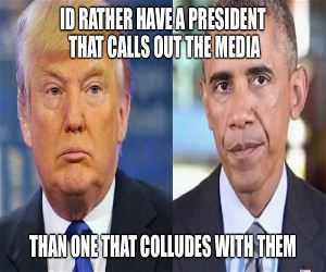 Our President Calls Out The Media