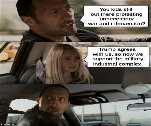 Out There Protesting