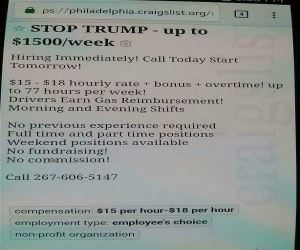 Paying For Protestors