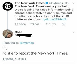 Report Some Fake News