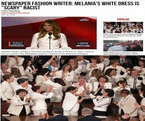 Scary Racist White Dress