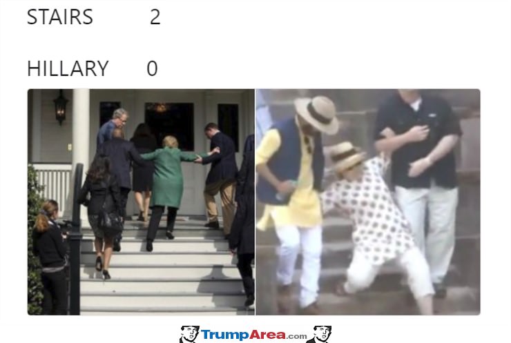 Stairs 2 Hillary 0