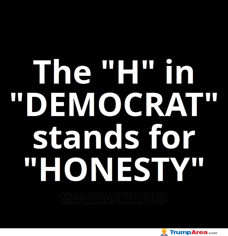 The H In Democrat
