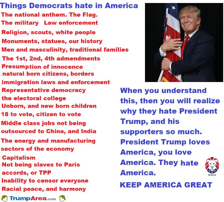 Things Democrats Hate