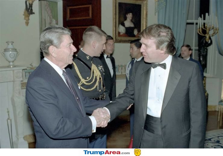 Trump Meeting Reagan
