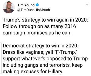 Very Different Strategies