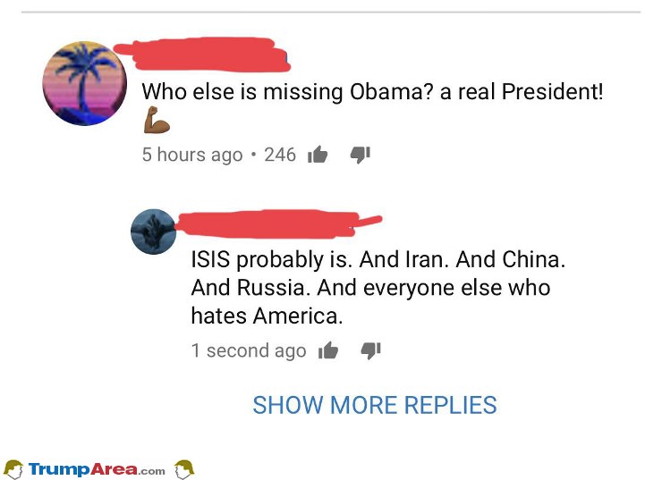 Who Is Missing Obama