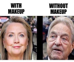With And Without Makeup